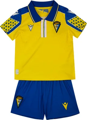 Produktbild von Macron Cádiz Cf 24/25 Heim Junior Set Gelb 9-12 Months Jungen Gelb 9-12 Months