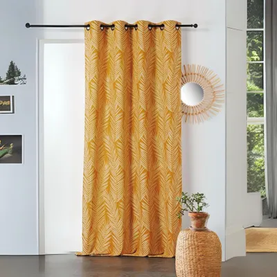 Produktbild von Vorhang mit Palmblattdruck