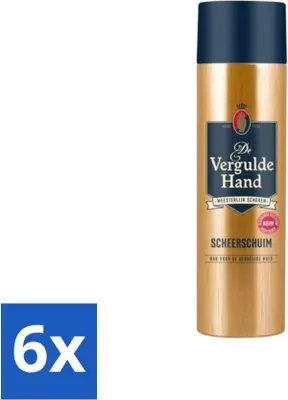Image de Mousse à raser Gilded Hand 250 ml - Pack avantage - 6 pièces