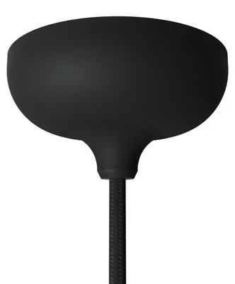 Immagine prodotto di Creative-Cables Kit rosone in Silicone con Foro Centrale e predisposizione per Foro Laterale - Nero