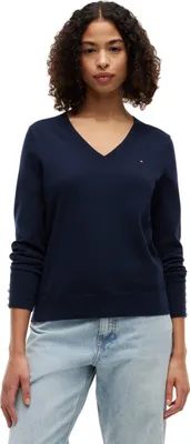 Produktbild von Tommy Hilfiger 8721106464467, Erwachsener, Weiblich, Pullover, Dunkelblau, Langärmlig, M