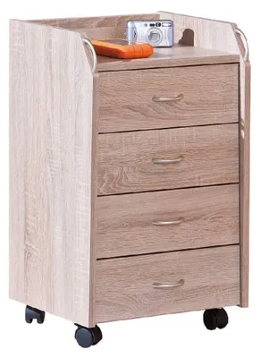 Immagine prodotto di Manco - Cassettiera, 40x36x65h cm Beige, 4 Cassetti