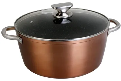 Produktbild von WECOOK Professional Hoher Kochtopf mit Glasdeckel 28 cm Induktion, Antihaft-Stei