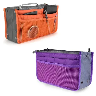 Immagine prodotto di Omgoods - Set di 2 organizer per cosmetici - Organizer per borsa con 13 scomparti