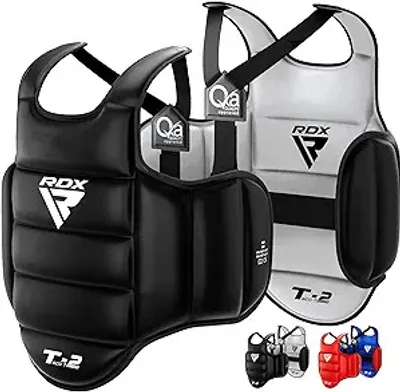 Produktbild von RDX Boxsack MMA Bauch Schutz Körper für Brust Latzhose Taekwondo