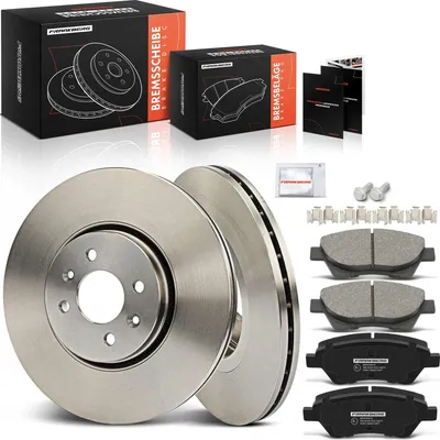 Obrázek produktu pro Frankberg 2x brzdové kotouče 4x brzdové destičky přední náprava pro Renault Grand Scénic II JM0/1 Scénic II 1.5L 1.6L 1.9L 2.0L
