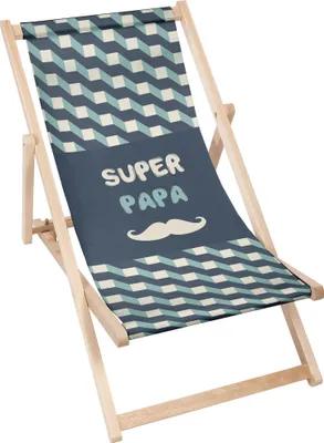 Produktbild von Dreamroots Liegestuhl klappbar Holz, Buchenholz bis zu 130 kg, Sonnenliege klappbar mit 3-stufiger Neigungsregulierung der Rückenlehne, Super papa