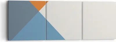 Produktbild von Bild auf Leinwand - Leinwandbild - 3 Teile - Vier die Farben Abstraktion - 90x30cm - Wand Bild - Wanddeko - Wandbilder - Leinwanddruck - Bilder - Wanddekoration - Leinwand bilder - CA90x30-4234
