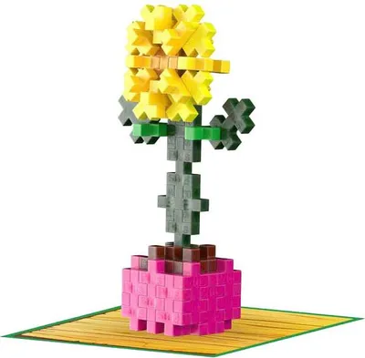 Image de Plus-Plus Plant Pack Zonnebloem Bouwset - 50st.