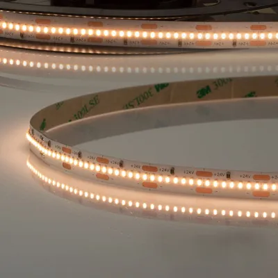 Produktbild von ISOLED LED CRI927 Linear8 Flexband Streifen, 24V, 22W, IP20, warmweiß, 350 LED/m
