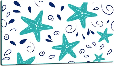 Obrázek produktu pro Krycí deska varné desky Skleněný kryt varné desky splashback 90x52 sea