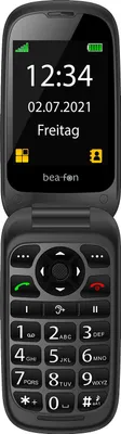 Zdjęcie produktu dla Beafon SL720, Telefon z klapką, 7,11 cm (2.8"), 240 x 320 px, Bluetooth, 1100 mAh, Czarny
