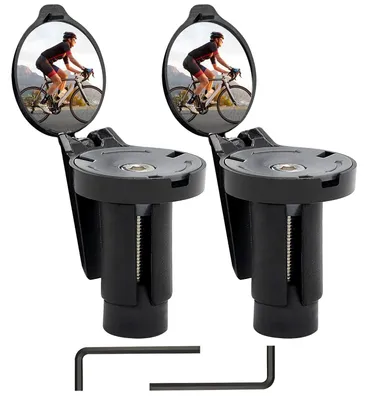 Image de Miroir de rétroviseur pour vélo, rotatif à 360°, réglable