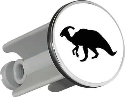 Produktbild von Huuraa Waschbeckenstöpsel Parasaurolophus Dinosaurier 4cm höhenverstellbar Abflussstopfen Geschenkidee