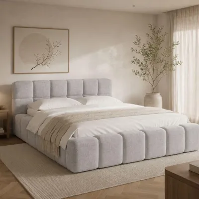 Produktbild von Polsterbett NUBO Premium 180x200 cm mit Bettkasten – Stoff: Perfect Harmony 80