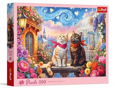 Image de PUZZLE 500 Chats amoureux 37553