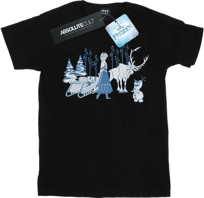 Produktbild von Disney - "Frozen" T-Shirt für Damen BI24866 (3XL) (Schwarz)
