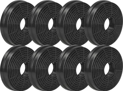 Produktbild von vhbw 8x Aktivkohlefilter Ersatz für Respekta MIZ0058N, MIZ0058 für Dunstabzugshaube - 10,5 cm