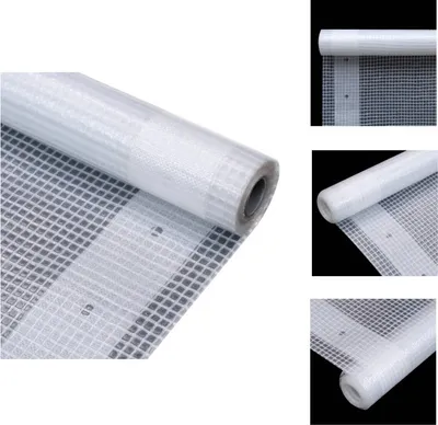 Image de vidaXL Bâche de couverture Leno Blanc 4 x 4 m 260 g/m² - Bâches
