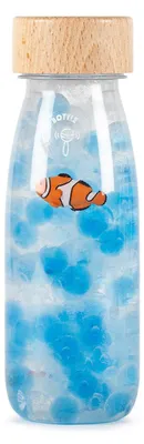 Produktbild von Sensorische Flasche Sound Fisch - 14 x 4 cm - Blau | by Petit Boum