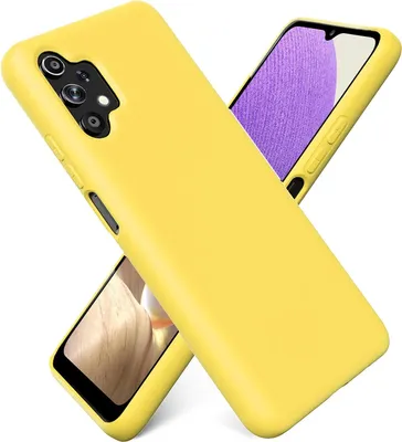 Zdjęcie produktu dla Etui ochronne na telefon komórkowy Samsung Galaxy A13 4G silikonowo-żelowe etui na telefon komórkowy, żółte