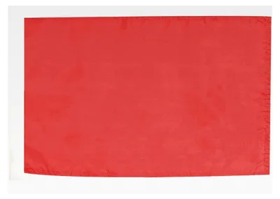 Produktbild von Einfarbige rote Flagge - 45 x 30 cm mit Kordel