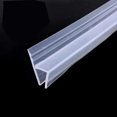 Produktbild von Duschdichtung – 200 cm Duschabtropfprofil für 8 mm Glasstärke – Ersatzdichtung aus Gummi – Wasserdichte Duschkabinentür – Dichtung für Duschkabinentüren