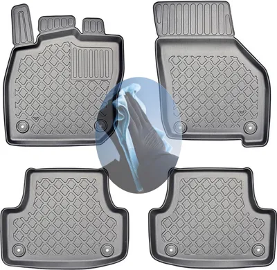 Produktbild von Z521056 TPE-Gummifußmatten kompatibel mit  Audi A3 Sportback Vorderradantrieb 8Y Schrägheck Hatchback 5-türer 2020- nicht für S3 / RS3 geeignet