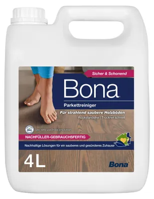Produktbild von Bona Parkettreiniger Nachfüllkanister 4L - Profi-Holzbodenpflege