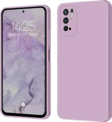Produktbild von Hülle für Xiaomi Redmi Note 10 5G Case Cover Bumper Silikon Softgrip Schutzhülle Farbe: Lila
