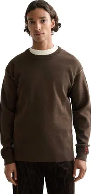 Zdjęcie produktu dla Scotch & Soda Merino Double Face Pullover Braun S Herren Braun S
