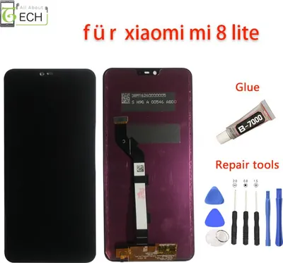 Produktbild von LCD Display für Xiaomi Mi 8 Lite Touchscreen Bildschirm Digitizer Glas in Sch...