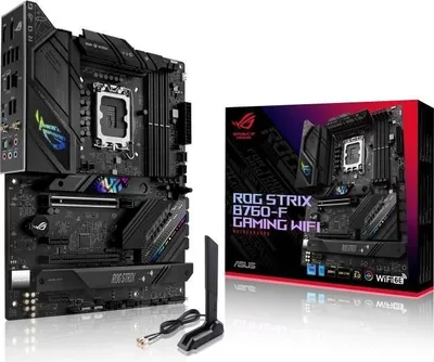 Obrázok produktu pre Základná doska ASUS ROG STRIX B760-F GAMING WIFI, Wi-Fi 6E, DDR5, pätica LGA1700, až 128 GB RAM