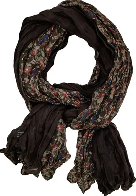 Produktbild von Damen-Schal mit Blumenmuster, vielseitig, bequem, leuchtende Farbe, weich, Winteraccessoire