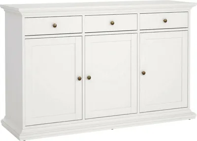 Obrázok produktu pre Príborník - biely 46,1x143,7x91,66h cm