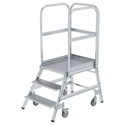 Produktbild von Guenzburger Steigtechnik MUNK 50103 Aluminium Podestleiter Arbeitshöhe