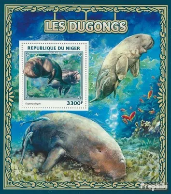 Produktbild von Briefmarken Niger 2016 Mi Block 619 (kompl. Ausg.) postfrisch Dugongs