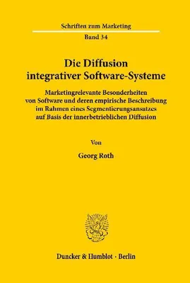 Produktbild von Die Diffusion integrativer Software-Systeme.