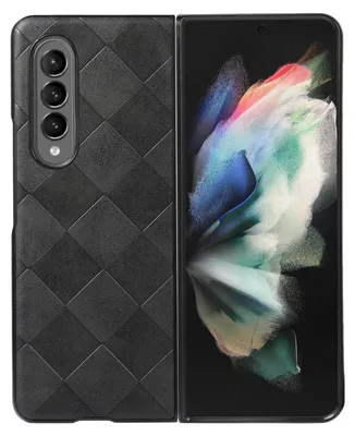 Obrázek produktu pro Pro Samsung Galaxy Z Fold4 5G Honeycomb Design Kryt na mobilní telefon Black