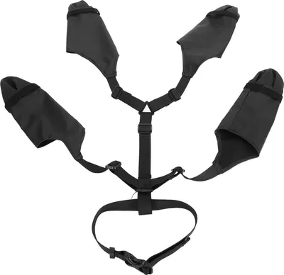 Produktbild von Hunde-Hosenträgerstiefel für alle Jahreszeiten, bequem, atmungsaktiv, schmutzabweisend, wasserdichter Pfotenschutz für Spaziergänge im Freien, Laufen,