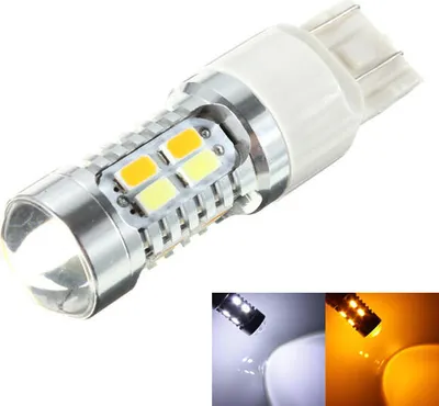 Produktbild von Hohe Leistung 12V LED Bernstein weißes Fahren Schaltsignal Licht Bulb