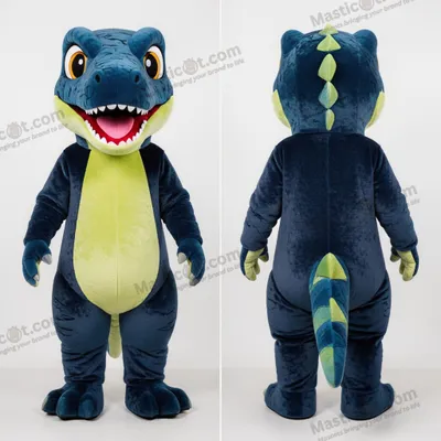Immagine prodotto di Costume MASTICOT da dinosauro Velociraptor blu marina giocosa