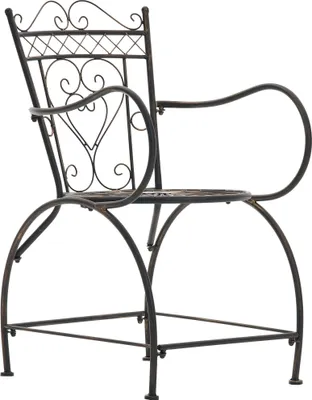 Produktbild von CLP Stuhl Sheela mit geschwungenen Armlehnen bronze