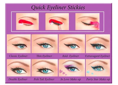Produktbild von Präzises Eyeliner-Schablonen-Set - Perfekter Liner in einem Schritt.