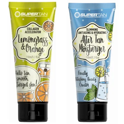 Obrázek produktu pro SuperTan Lemongrass And Orange + After Tan Sada Na Opalování