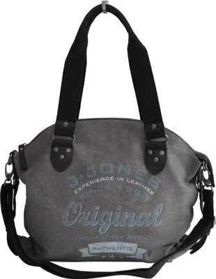 Produktbild von Jennifer Jones - Canvas Damen Handtasche Schultertasche Shopper Grau