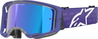 Zdjęcie produktu dla gogle VISION 8 CORP, ALPINESTARS (fioletowe, lustrzane, niebieskie pleksi) 2026