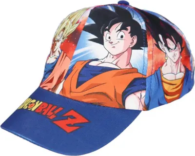 Produktbild von Anime DragonBall Z Goku Jungen Basecap Baseball Kappe Alloverdruck – Blau / 54
