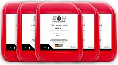 Produktbild von 100 L Hydrauliköl HLP 32 ISO VG 32 nach DIN 51524 Teil 2 Kanister 5 St. 20 Liter