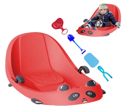 Productafbeelding van Sneeuwtoboggan met Rugleuning voor Kinderen